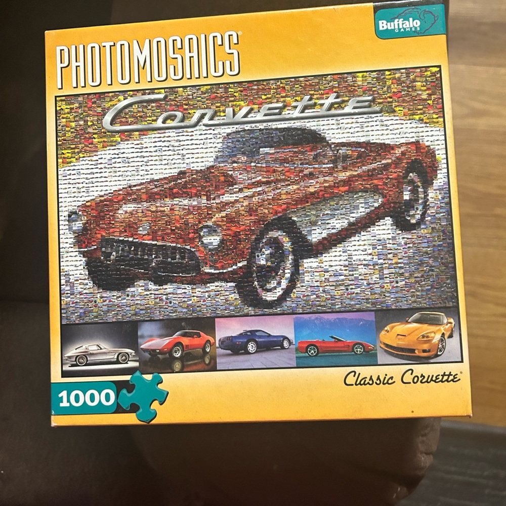 Corvette 1000 pc puzzle picture in the picture